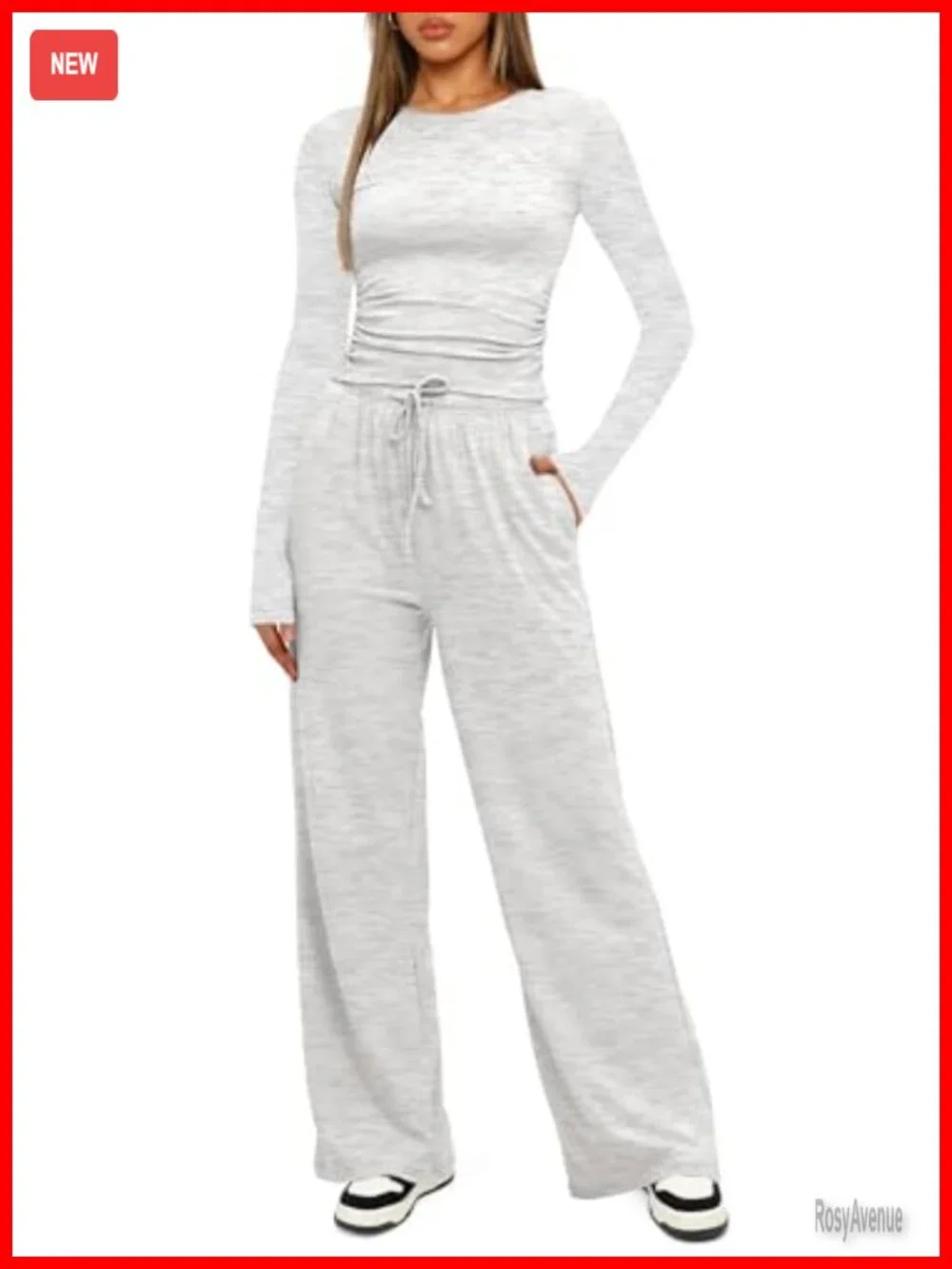Women's 2 Piece Lounge Set Long Sleeve Tracksuit Sets Travel Outfits Sets